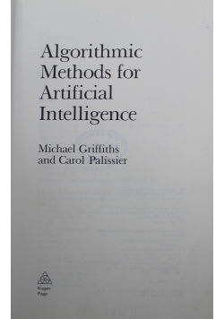 Algorithmic Methods for Artificial Intelligence