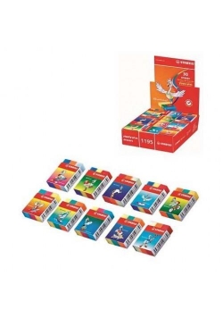 Gumka Yippy - plast 3 kolory dspl (30szt) STABILO