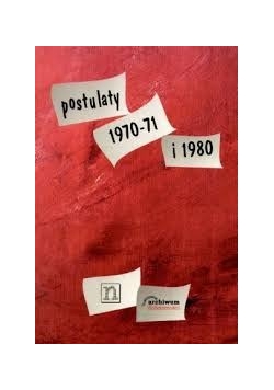Postulaty 1970-71