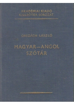 Magyar-Angol Szotar