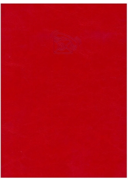 Skorowidz książkowy (SK1) czerw UNIQUE TELEGRAPH
