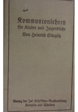 Rommunionlebren fur Rinder und Jugenbliche, 1915 r.