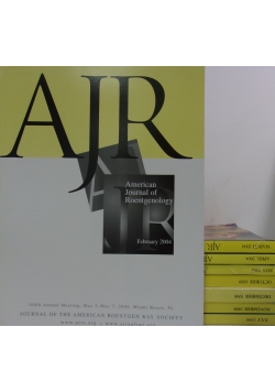 Amercian Journal of Roentgenology, Vol.175, No. 1, 2, 3, 4, 5, 6