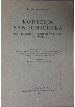 Konfesja Sandomierska, 1937r.