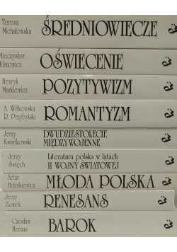 Wielka Historia. Literatury Polskiej ,zestaw 9 książek