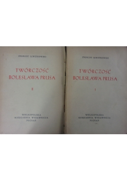 Twórczość Bolesława Prusa, tom I-II, 1947r.