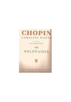 Chopin Complete Works, VIII Polonaises, 1949r.