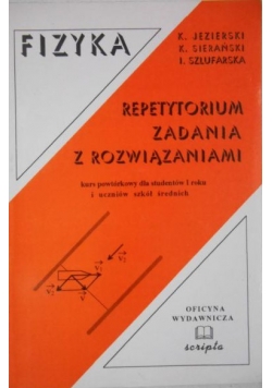 Fizyka repetytorium zadania z rozwiązaniami