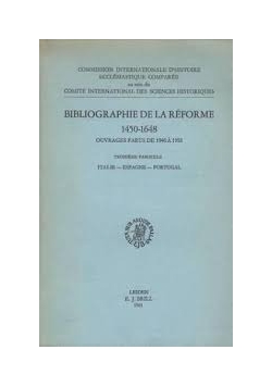 Bibliographie de la reforme 1450 - 1648