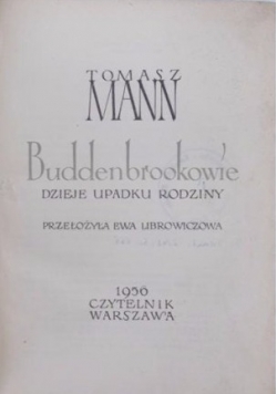 Buddenbrookowie