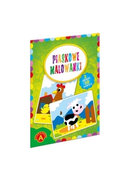 Piaskowe malowanki Krowa, kura