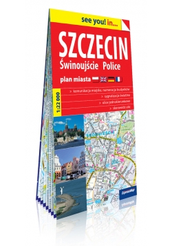 Szczecin i Police papierowy plan miasta 1:22 000