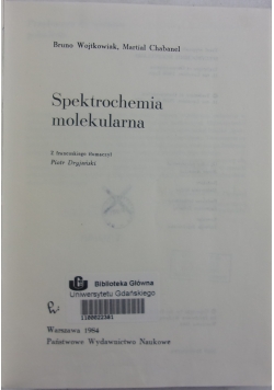 Spektrochemia molekularna
