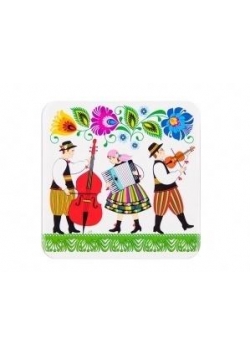Podkładka korkowa FOLK - wesele łowickie kapela
