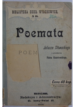 Poemat, 1898r.