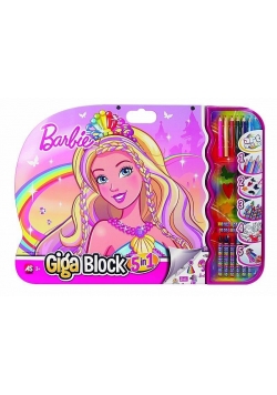 Giga Block - Zestaw dla artysty 5w1 - Barbie