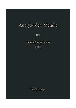 Analyse der Metalle