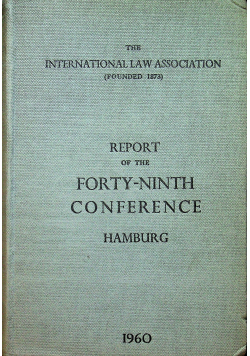 Report of the forty ninth conference Hamburg