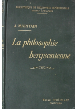 La philosophe bergsonienne 1914 r.