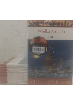 Wielkie Bitwy Historii + płyty DVD ,Zestaw 13 książek