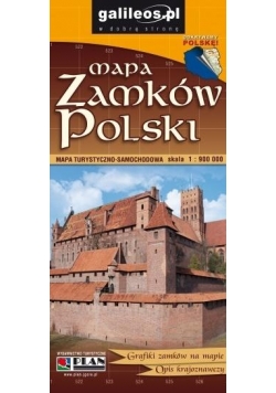 Mapa Zamków Polski 1:900 000