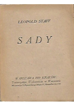 Sady,1919r.