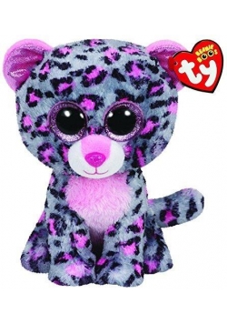Beanie Boos Tasha - Różowo-szary Lampart 24cm