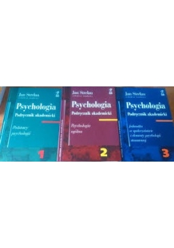 Psychologia podręcznik akademicki, Tom od I do III