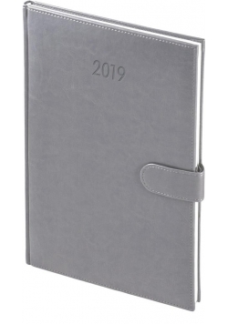 Kalendarz 2019 A4 Tyg. Nebraska na magnes szary