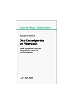 Das Grundgesetz im Wortlaut
