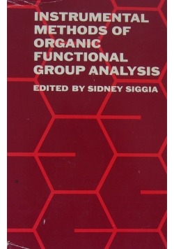 Instrumental methods of organic