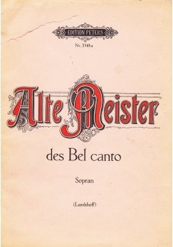 Alte Meister des bel canto