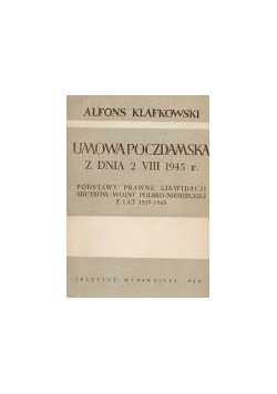 Umowa poczdamska, 1945r.