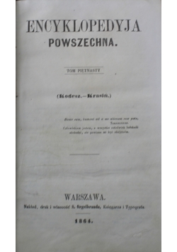 Encyklopedyja powszechna tom 15 1864 r.