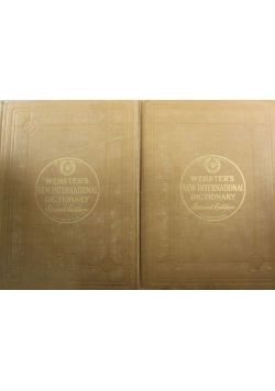 Websters new international dictionary 2 Tomy