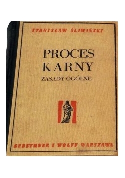 Proces karny, zasady ogólne, 1948r.