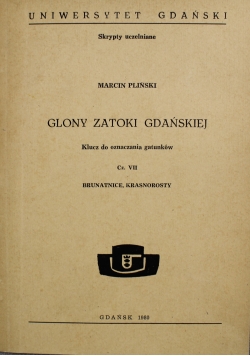 Glony Zatoki Gdańskiej Część VII Brunatnice Krasnorosty