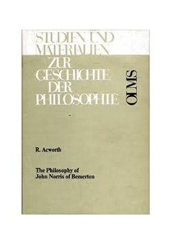 Studien und Materialien zur geschichte der Philosophie