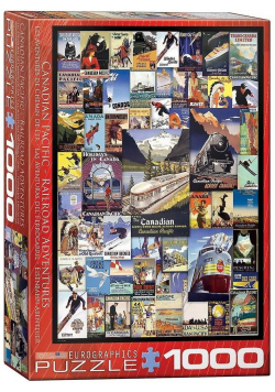 Puzzle 1000 Stare plakaty, Kanada