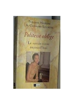 La savoir-vivre aujourd'hui