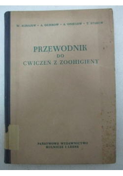 Przewodnik do ćwiczeń z zoohigieny