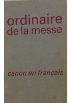 Ordinaire de la messe