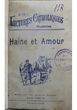 Haine et amour 1902 r.