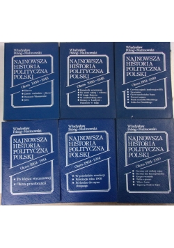 Najnowsza Historia Polityczna Polski, 6 książek