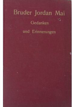 Gedanken und Erinnerungen, 1928 r.