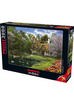 Puzzle 3000 Chata nad jeziorem