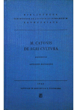 De agri cvltvra