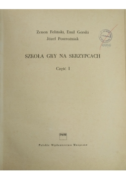 Szkoła gry na skrzypcach  cz I