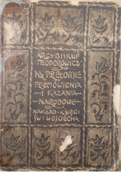 Na przełomie przemówienia i kazania narodowe 1923 r