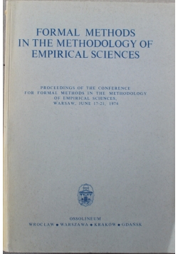 Formal Methods in the Methodology of Empirical Sciences